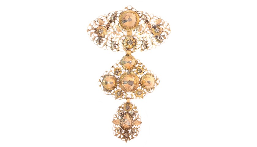 Early 19th Century Gold and Diamonds Pendant