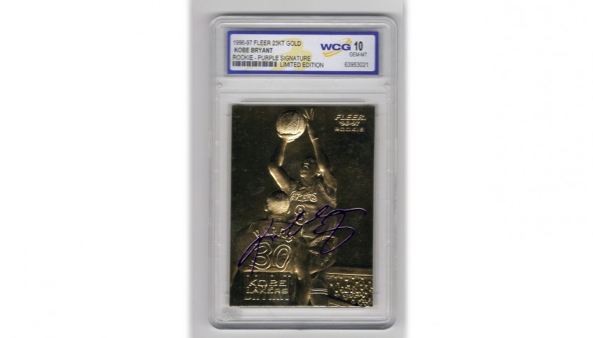 Limited Edition Gold Card Kobe Bryant 1996/97