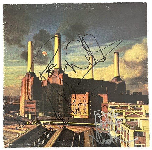 LP in vinile dei Pink Floyd firmato Animals