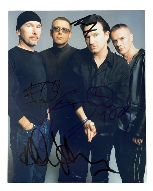 U2 Signed Photograph