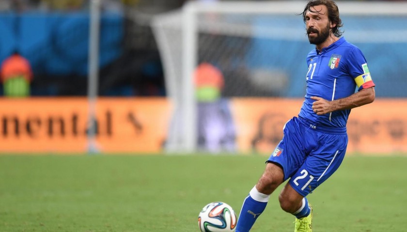 Pirlo’s Italy Issued Shirt, 2014 World Cup 