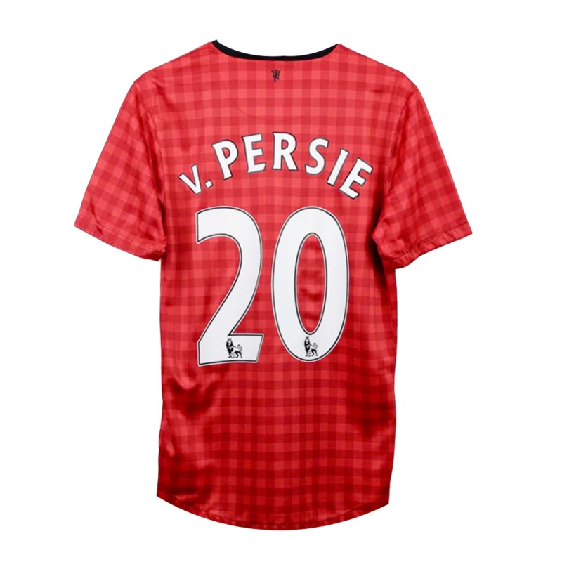 Maglia del Manchester United 2012/13 di Van Persie - Autografata con dedica personalizzata