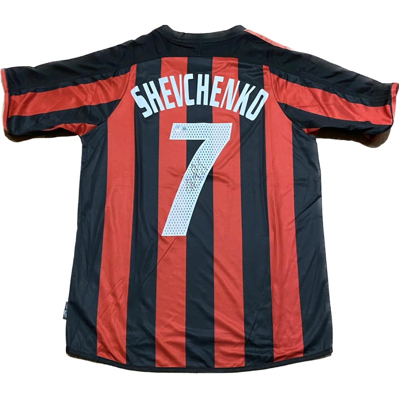 Replica della maglia del Milan firmata da Andriy Shevchenko