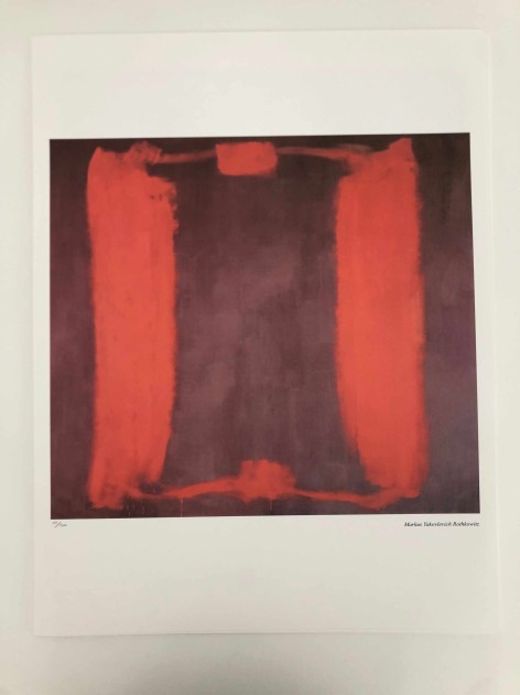 Mark Rothko Signed Offset Lithograph