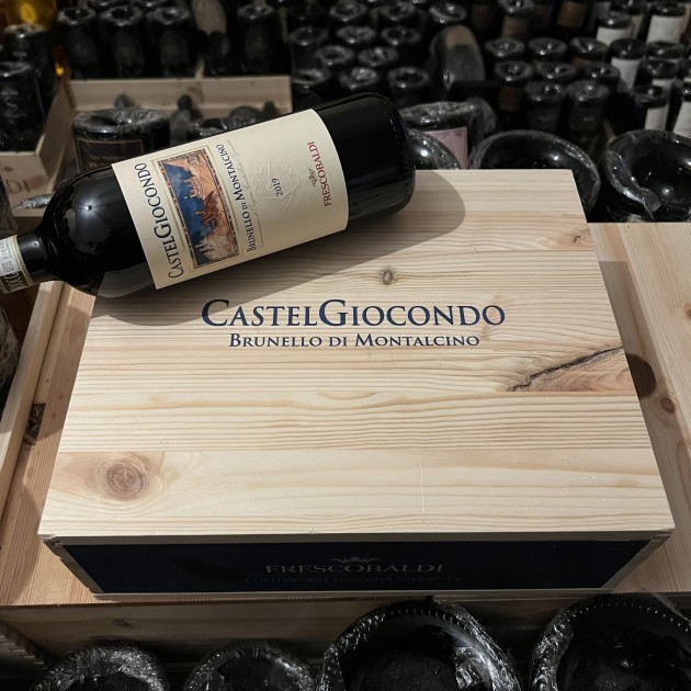 Brunello di Montalcino Castelgiocondo 2019 Marchesi Frescobaldi - Wooden case 3 Bottles