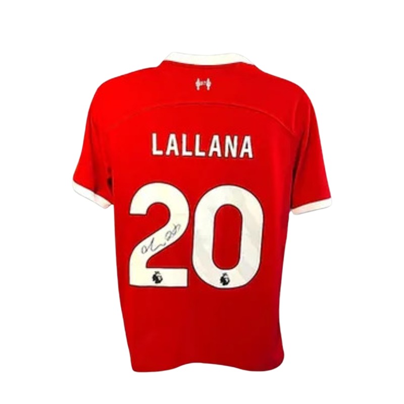 Adam Lallana's Liverpool 2023/24 Signed Replica Shirt