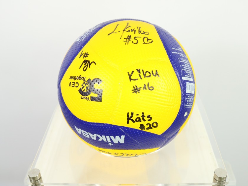 Official Estonia ball at Eurovolley 2023 autographed by the Women's National Team