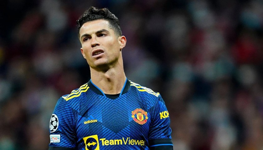 Cristiano Ronaldo's Match Shirt, Atletico Madrid-Manchester United 2022