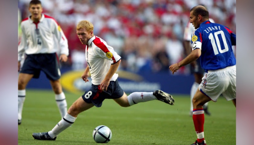 Scholes' Official England Signed Shirt, 2004
