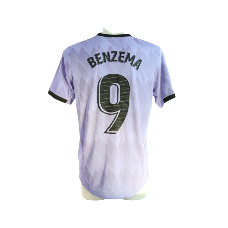 Benzema's Real Madrid Match-Issued Shirt, 2022/23