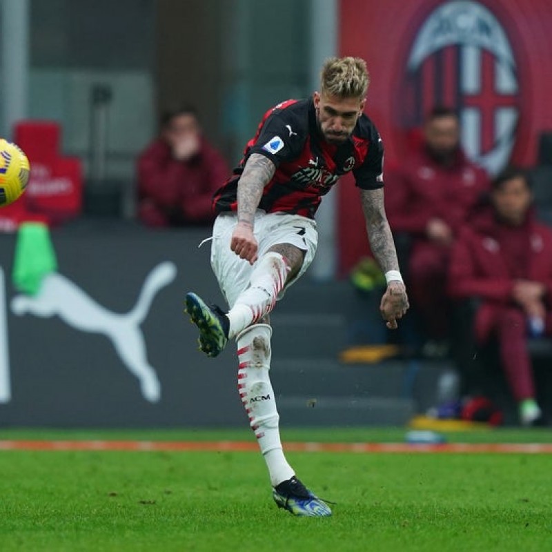 Castillejo's Worn and Signed Shirt, Milan-Inter 2021