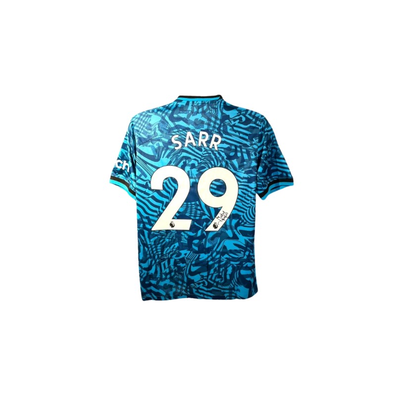 Pape Sarr's Tottenham FC 2022/23 Signed Replica Third Shirt