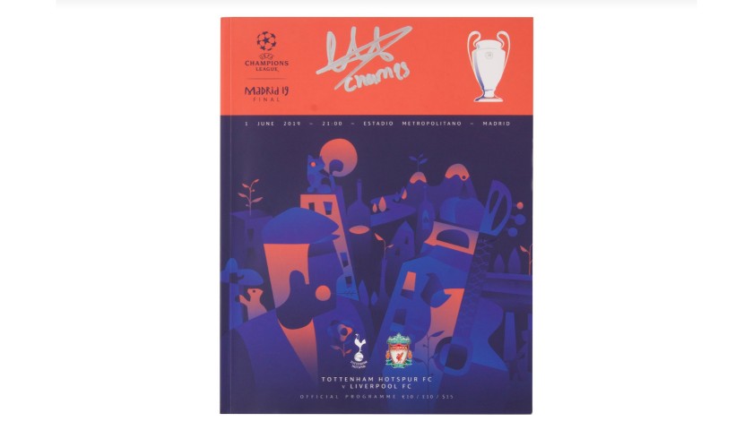 Champions League Madrid 2019 Program Signed by Trent Alexander Arnold