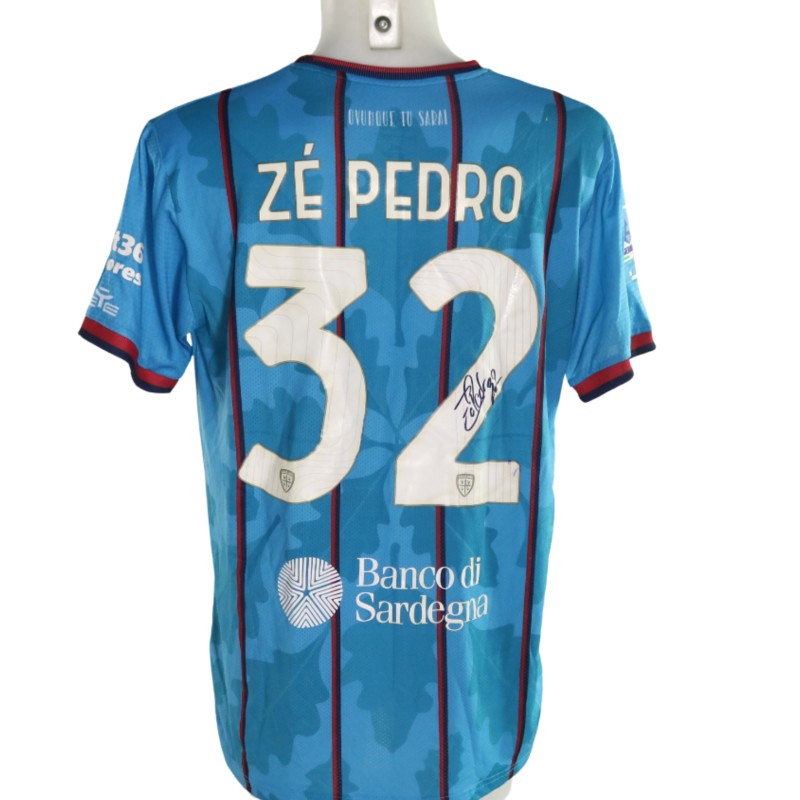 Zé Pedro's Signed Unwashed Shirt, Bologna vs Cagliari 2026