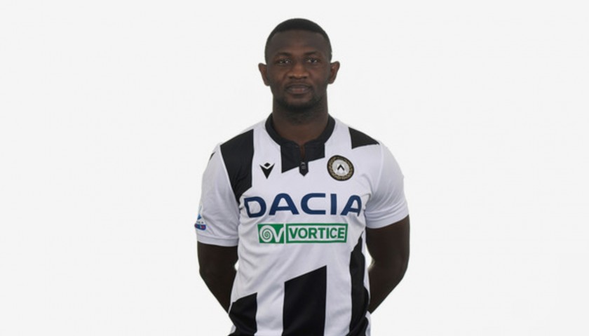 Opoku's Special Worn Shirt, Udinese Calcio -SPAL