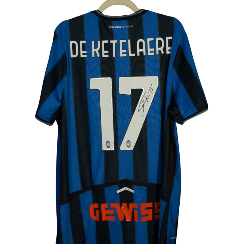 De Ketelaere's Signed Match-Issued Shirt, Atalanta vs Juventus 2026
