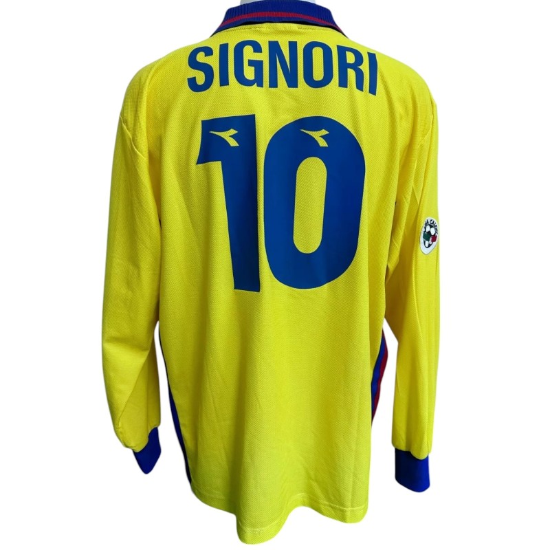 Signori's Bologna Match-Issued Shirt, 1998/99