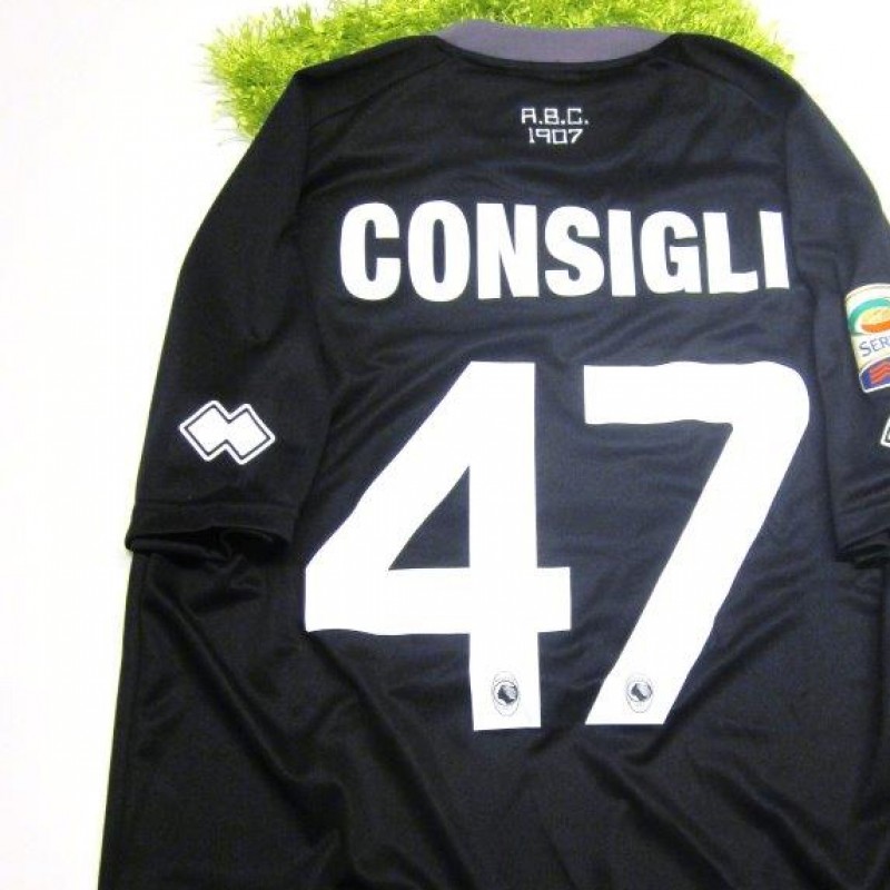 Atalanta match issued shirt, Consigli, Serie A 2013/2014 - signed
