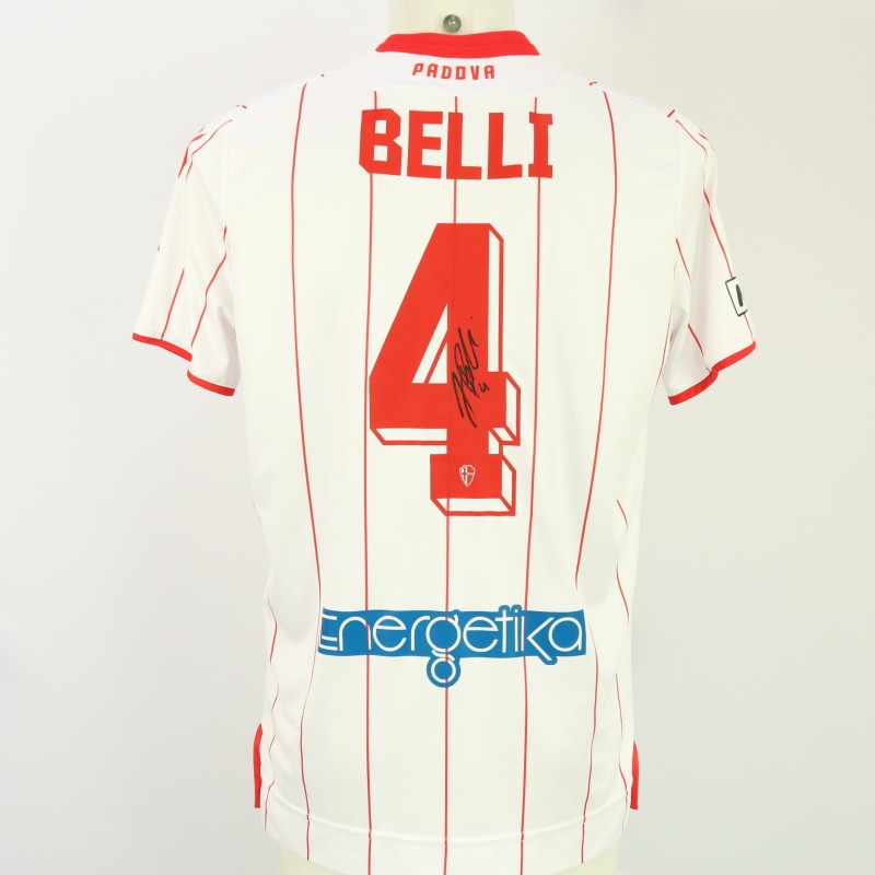 Belli's unwashed Signed Shirt Padova vs Vicenza 2024 