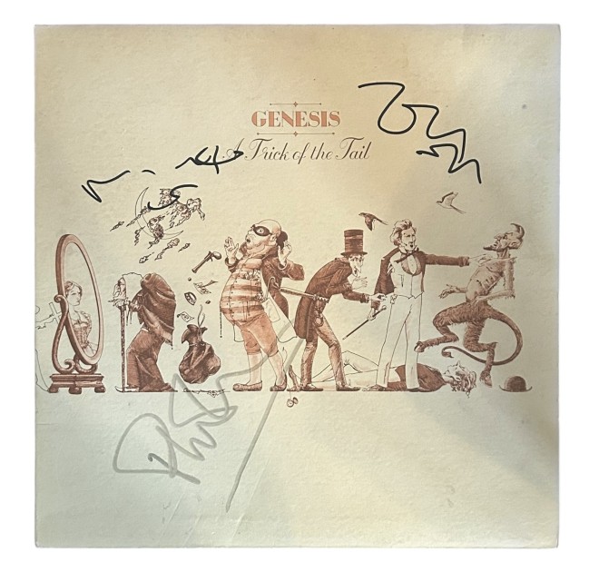 Genesis Signed Trick Of The Tail Vinyl LP