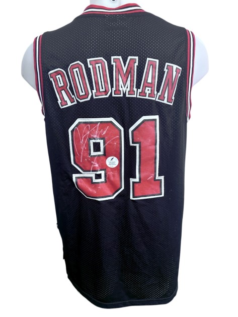 Canotta Ufficiale Dennis Rodman Chicago Bulls - Autografata