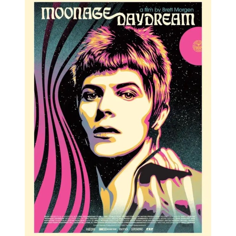 "Moonage Daydream (David Bowie Film)" by Shepard Fairey