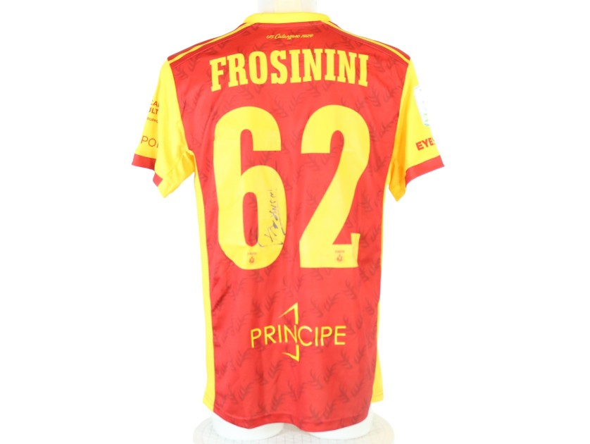 Maglia Frosinini Unwashed Catanzaro vs Frosinone, 2026 - Autografata