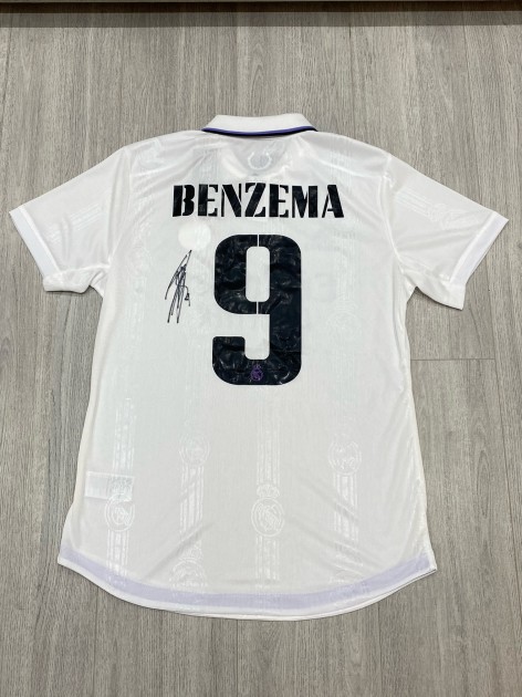 Benzema's Real Madrid 2022/23 Signed Shirt - CharityStars