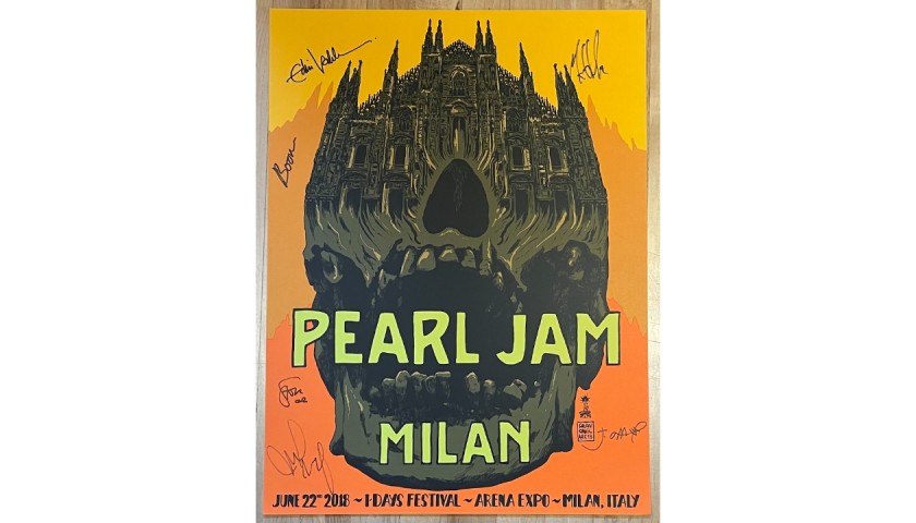 Pearl Jam Tickets and Backstage Tour for 2 at American Express Presents BST Hyde Park + Signed Poster 