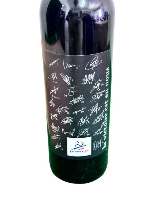Signed France World Cup 1998 Celebrative Bottle - Limited Edition