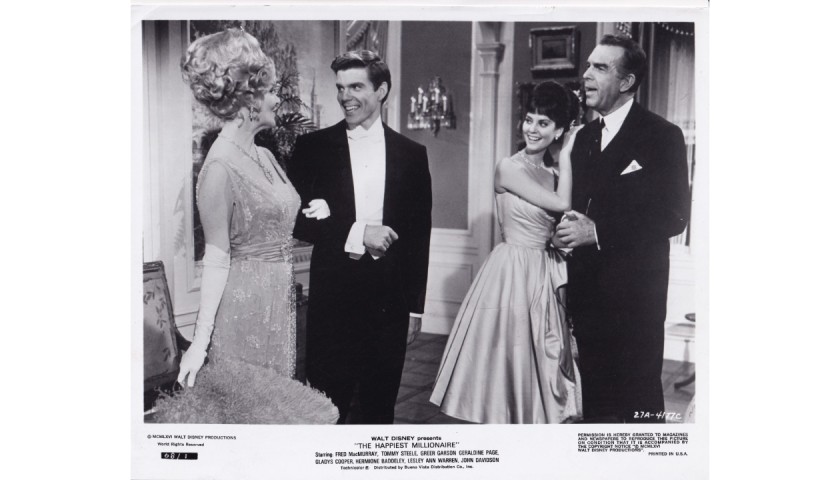 The Happiest Millionaire - Walt Disney Lobby Card