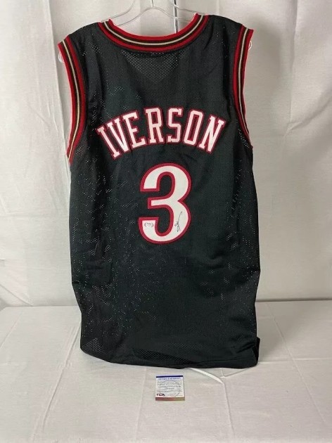 Allen Iverson's Philadelphia 76ers Signed Jersey