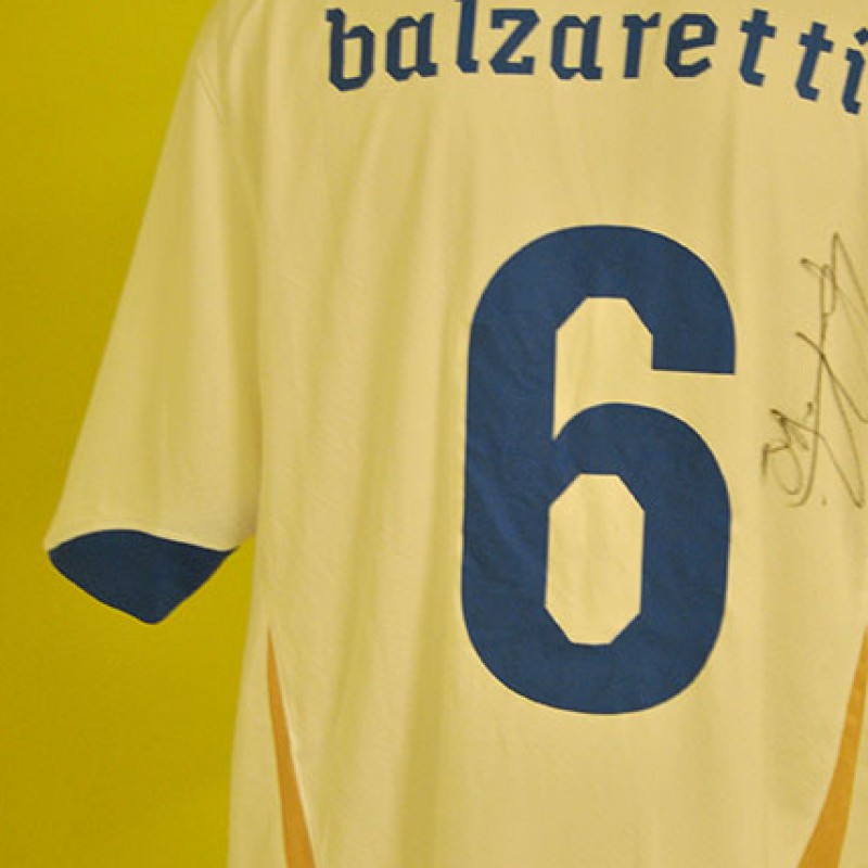 Maglia della nazionale di Balzaretti indossata e autografata