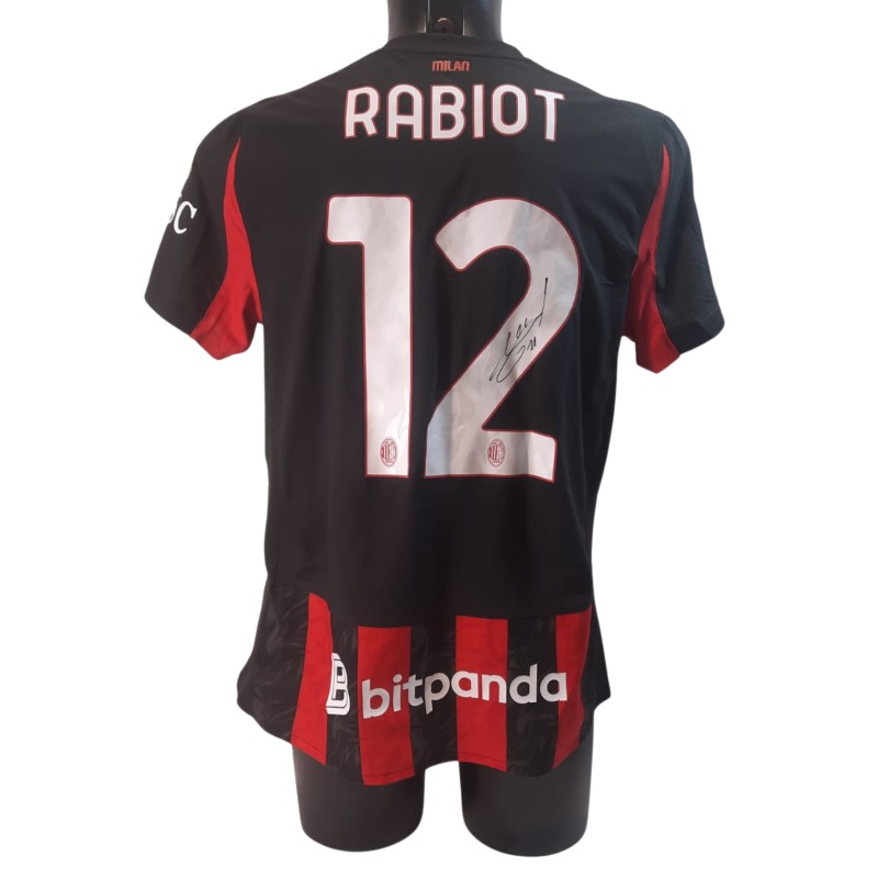 Rabiot's Milan Signed Official Shirt, 2025/26
