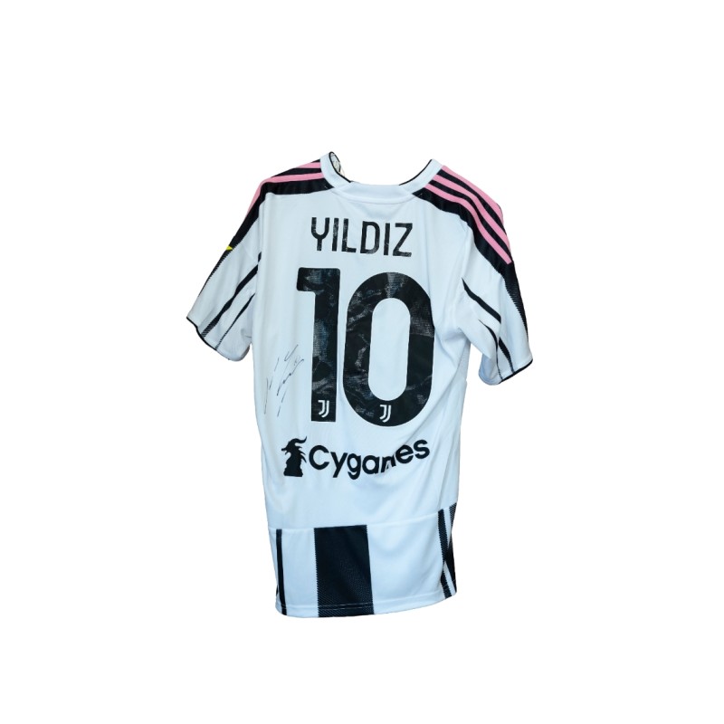 Yildiz's Juventus Official Shirt, 2025/26 - Signed