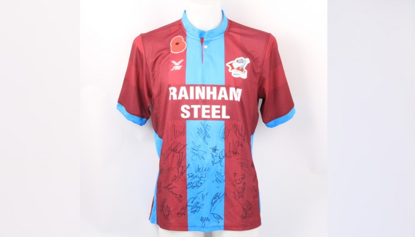 Scunthorpe Official Poppy Shirt Signed by the Team