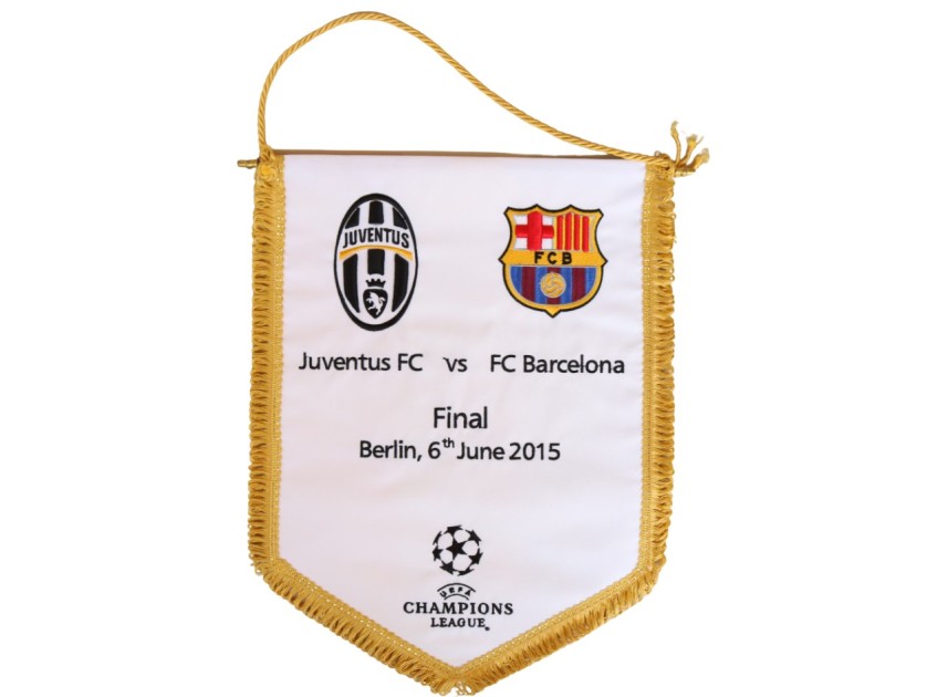 Final CL Juventus vs Barcelona 2015, Match Pennant