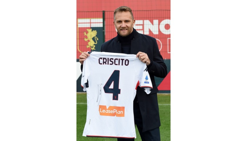 Criscito's Genoa Match-Issued Signed Shirt, 2021/22