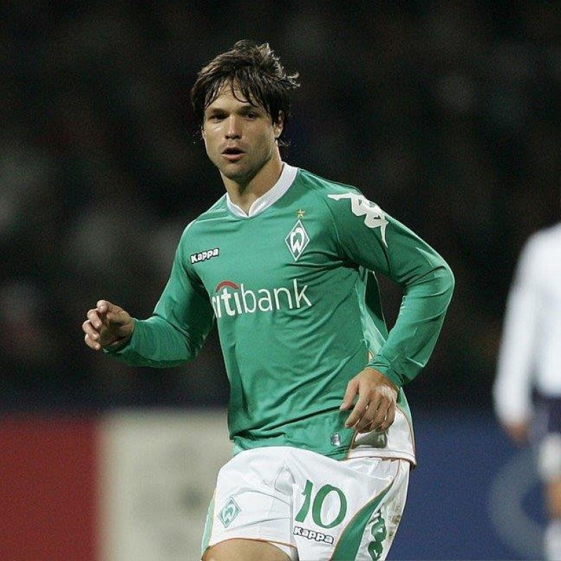 Diego shirt, issued/worn Werder Brema-Lazio C.League 24/10/07