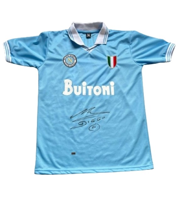 Maradona's replica Napoli Signed Shirt