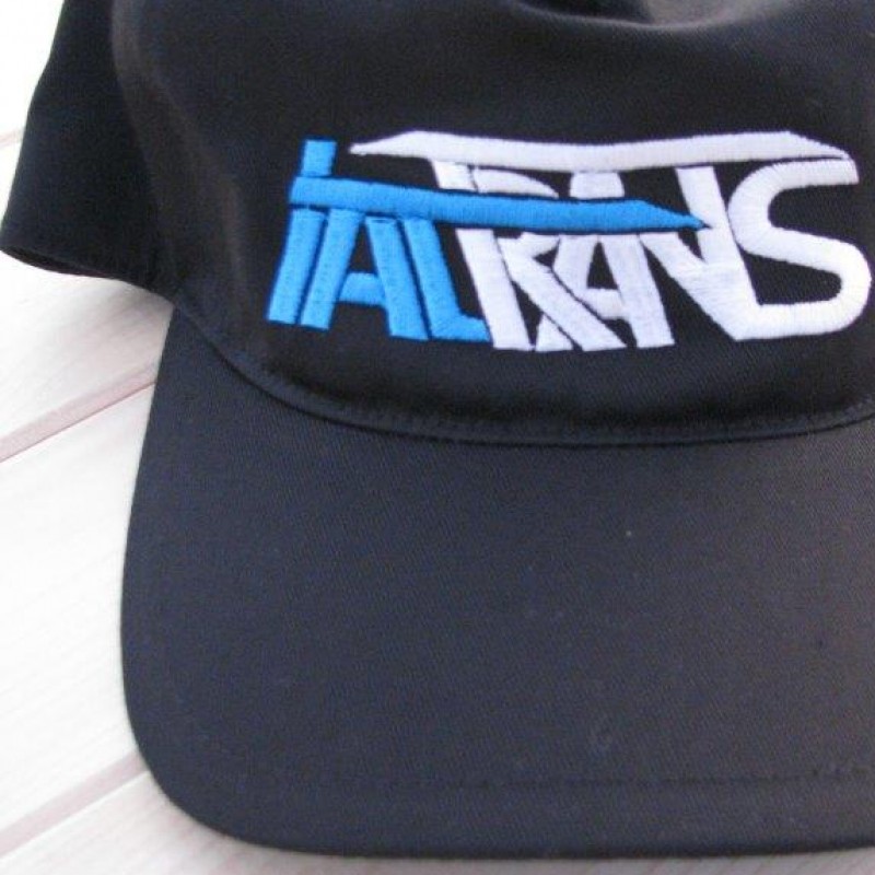 Official Italtrans Team hat signed by the pilot Mattia Pasini