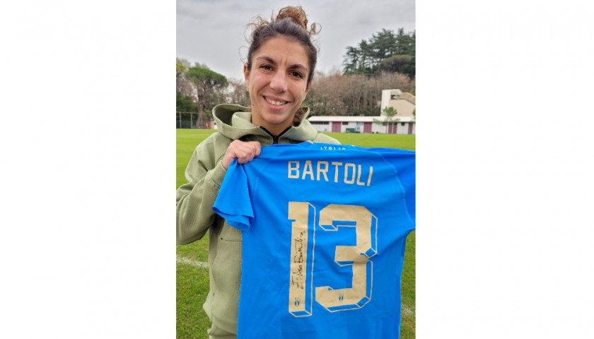 Bartoli's Italy Signed Match Shirt + Two Pairs of Shorts, 2022