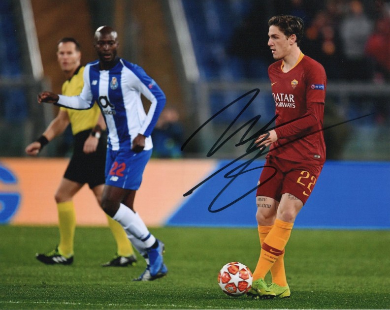 Nicolò Zaniolo Signed Photograph