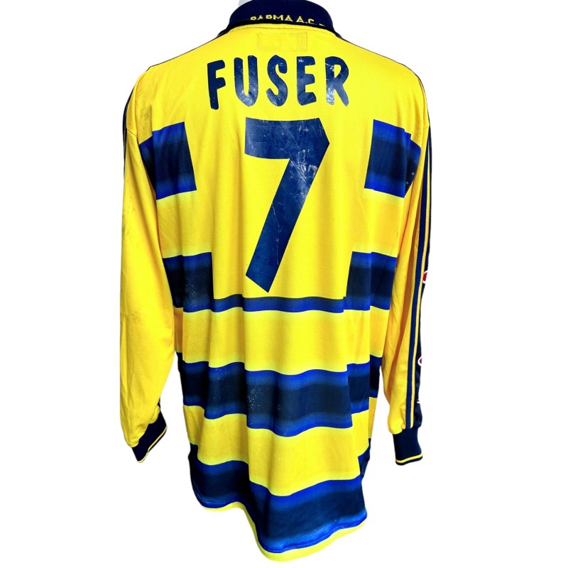 Fuser's Match-Worn Shirt, Parma vs Lazio 2000