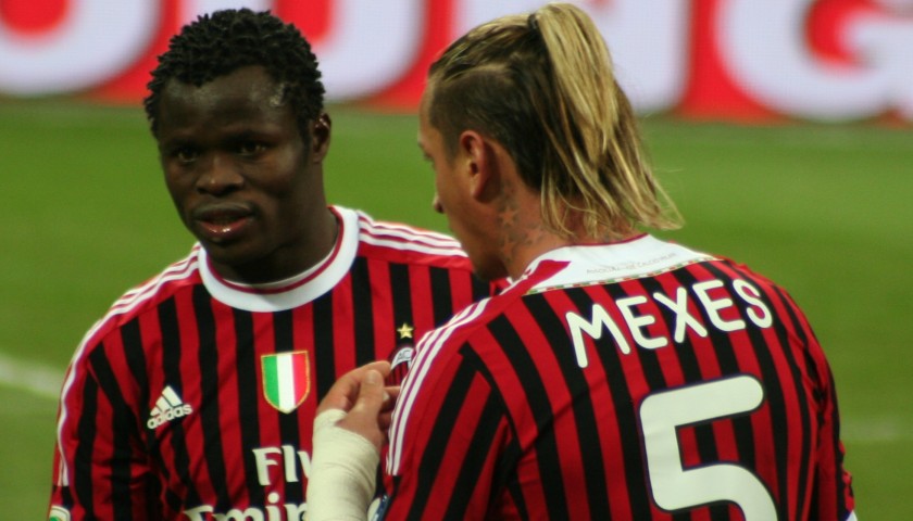Mexes' Match-Worn Milan Shirt, Serie A 2011/12