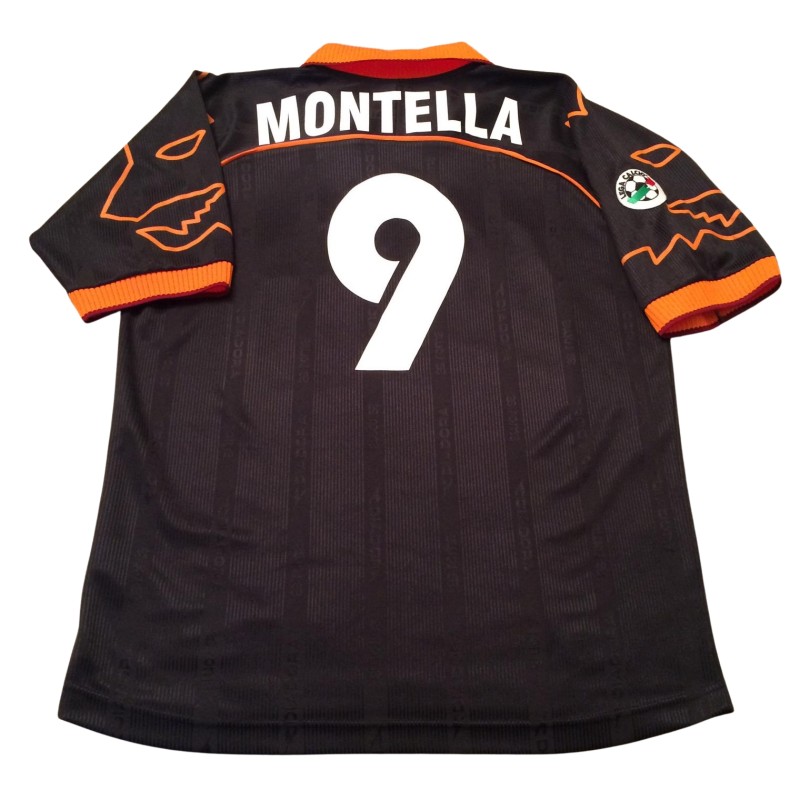 Montella's Roma Match-Issued Shirt, 1999/00