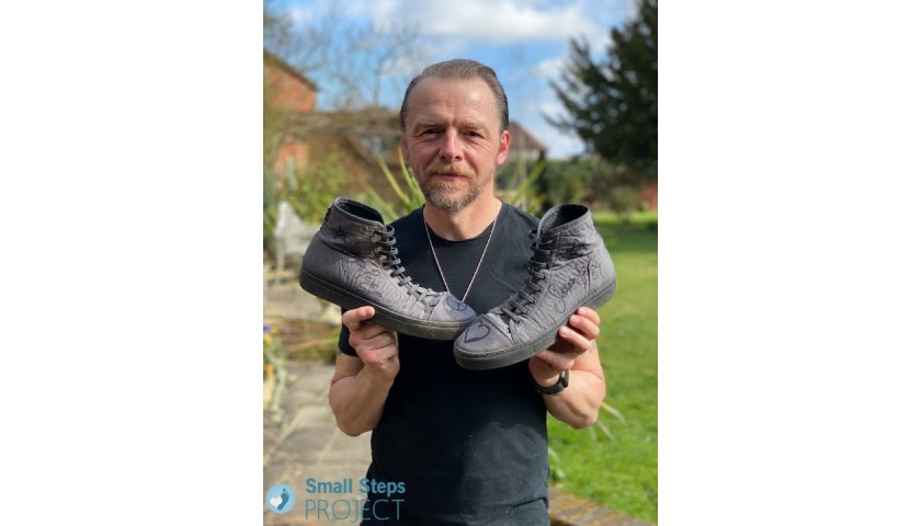 Simon Pegg's Signed Shoes