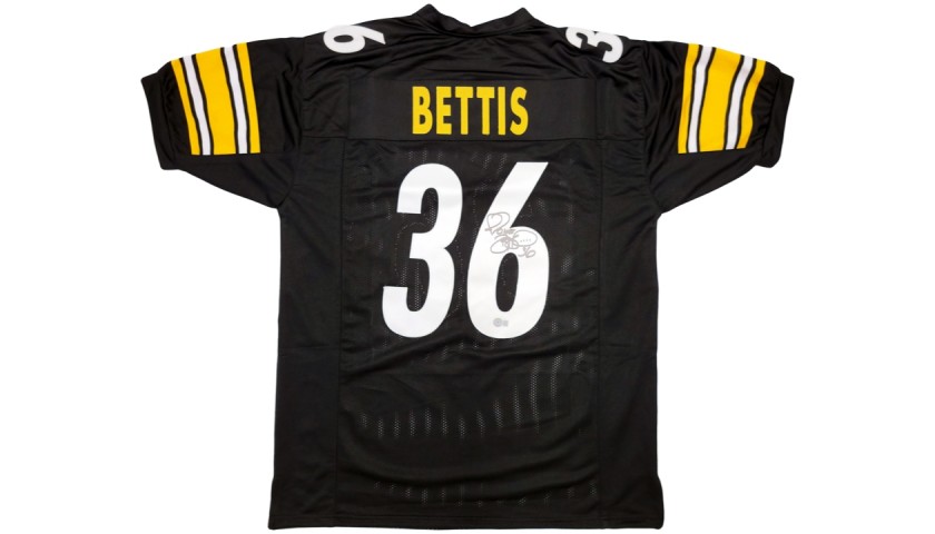 Jerome Bettis Autographed Signed Black Pro Style Stat Jersey