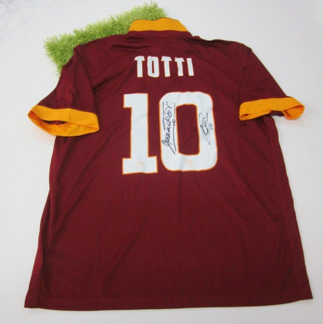 Roma fanshop shirt 2014/2015 - signed by Totti 