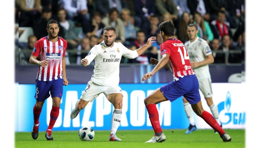 Rodri's Atletico Madrid Match Shirt, UEFA Super Cup 2018